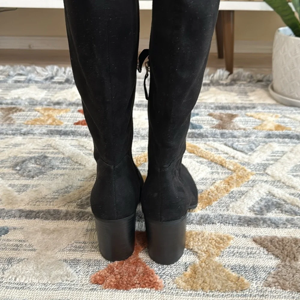 BP. Luke Black Over The Knee Boots Women’s 9